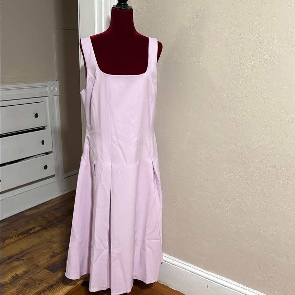 Elegant Pink Sleeveless Dress